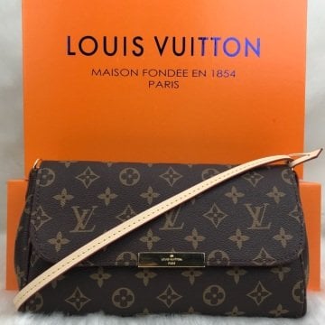 LOUİS VUİTTON FAVORİTE %100 HAKIKI DERİ MONOGRAM CANVAS
