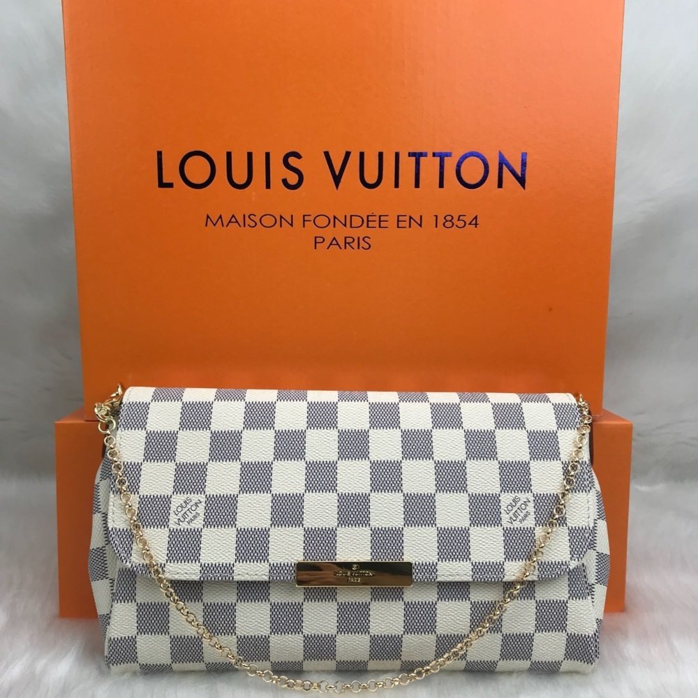 LOUİS VUİTTON FAVORİTE %100 HAKIKI DERİ AZUR