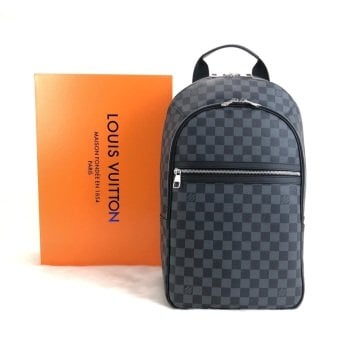 LOUIS VUİTTON MİCHAEL BACKPACK %100 HAKİKİ DERİ SIRT ÇANTASI DAMİER GRAPHİTE