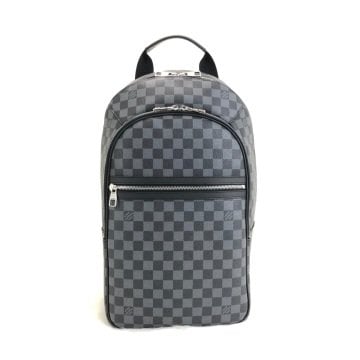 LOUIS VUİTTON MİCHAEL BACKPACK %100 HAKİKİ DERİ SIRT ÇANTASI DAMİER GRAPHİTE