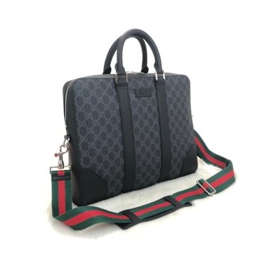GUCCİ  SUPREME BRİEFCASE EVRAK ÇANTASI %100 HAKİKİ DERİ