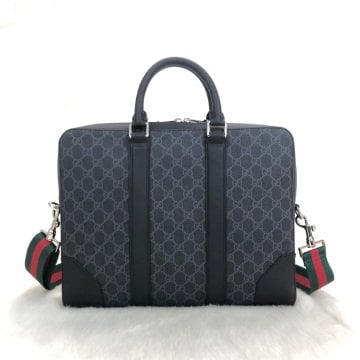 GUCCİ  SUPREME BRİEFCASE EVRAK ÇANTASI %100 HAKİKİ DERİ