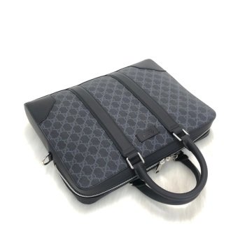 GUCCİ  SUPREME BRİEFCASE EVRAK ÇANTASI %100 HAKİKİ DERİ