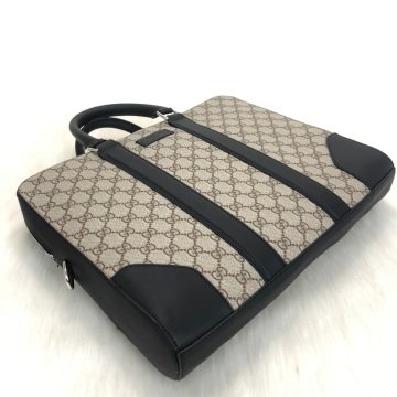 GUCCİ  SUPREME BRİEFCASE EVRAK ÇANTASI %100 HAKİKİ DERİ