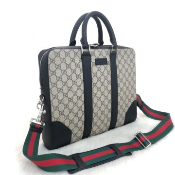 GUCCİ  SUPREME BRİEFCASE EVRAK ÇANTASI %100 HAKİKİ DERİ