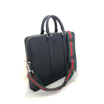 GUCCİ SİGNATURE BRİEFCASE EVRAK ÇANTASI %100 HAKİKİ DERİ