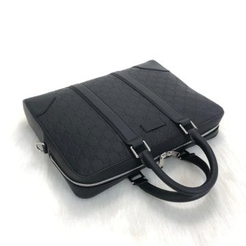 GUCCİ SİGNATURE BRİEFCASE EVRAK ÇANTASI %100 HAKİKİ DERİ