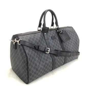 GUCCİ SUPREME DUFFLE LEATHER LUGGAGE VALİZ %100 HAKİKİ DERİ
