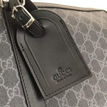 GUCCİ SUPREME DUFFLE LEATHER LUGGAGE VALİZ %100 HAKİKİ DERİ