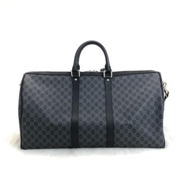 GUCCİ SUPREME DUFFLE LEATHER LUGGAGE VALİZ %100 HAKİKİ DERİ