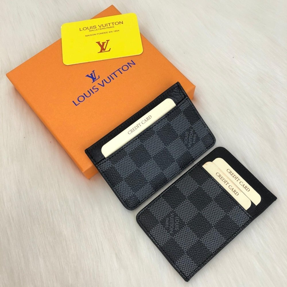 LOUIS VUITTON CARD HOLDER %100 HAKİKIİDERI