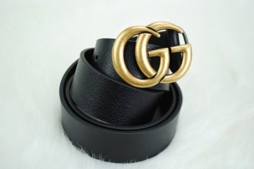 GUCCI DOUBLE GG BUCKLE KEMER %100 HAKIKI DERI