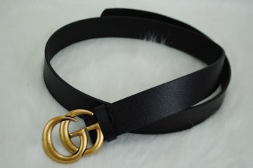 GUCCI DOUBLE GG BUCKLE KEMER %100 HAKIKI DERI