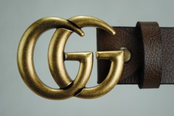 GUCCI DOUBLE GG BUCKLE KEMER %100 HAKIKI DERI