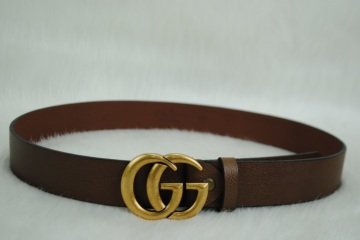 GUCCI DOUBLE GG BUCKLE KEMER %100 HAKIKI DERI