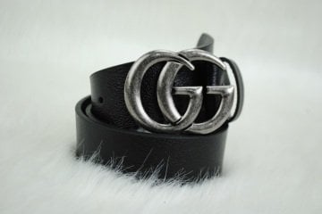 GUCCI DOUBLE GG BUCKLE KEMER %100 HAKIKI DERI