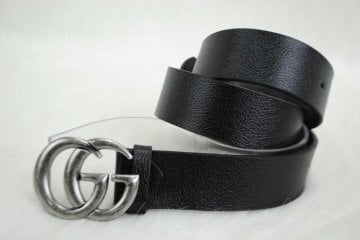 GUCCI DOUBLE GG BUCKLE KEMER %100 HAKIKI DERI