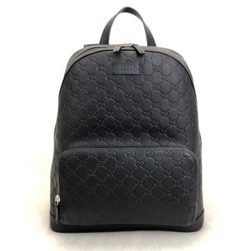 GUCCI SİGNATURE BACKPACK %100 HAKİKİ DERİ SIRT ÇANTASI