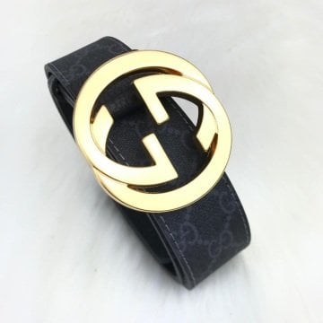 GUCCİ GG BUKLE BELT %100 HAKİKİ DERİ UNİSEX KEMER