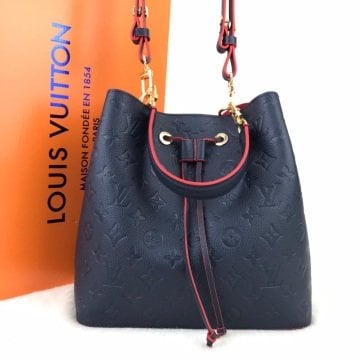LOUİS VUİTTON NEONOE %HAKİKİ DERİ ÇANTA LACİVERT