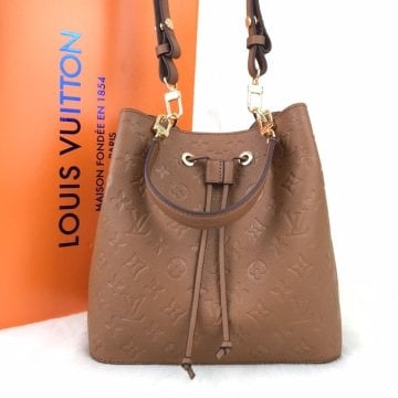 LOUİS VUİTTON NEONOE %HAKİKİ DERİ ÇANTA TABA