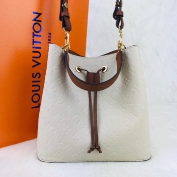LOUİS VUİTTON NEONOE %HAKİKİ DERİ ÇANTA BEJ