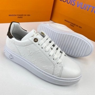 LOUİS VUİTTON SNEAKER %HAKİKİ DERİ BEYAZ