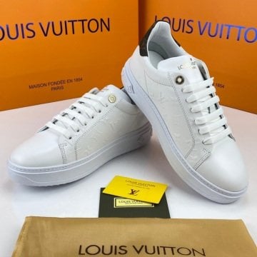 LOUİS VUİTTON SNEAKER %HAKİKİ DERİ BEYAZ