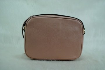 GUCCI SOHO DISCO BAG HAKIKI DERI PUDRA PEMBE
