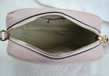 GUCCI SOHO DISCO BAG HAKIKI DERI PUDRA PEMBE