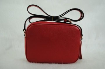 GUCCI SOHO DISCO BAG HAKIKI DERI KIRMIZI
