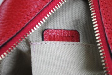 GUCCI SOHO DISCO BAG HAKIKI DERI KIRMIZI