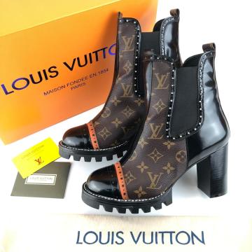 LOUİS VUİTTON STAR TRAİL STUDDED BOOT %HAKİKİ DERİ