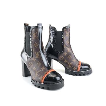 LOUİS VUİTTON STAR TRAİL STUDDED BOOT %HAKİKİ DERİ