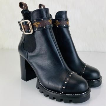 LOUİS VUİTTON STAR TRAİL RAUGH HEEL BOOT %HAKİKİ DERİ