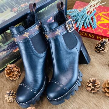 LOUİS VUİTTON STAR TRAİL RAUGH HEEL BOOT %HAKİKİ DERİ