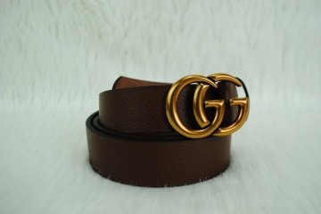 GUCCI DOUBLE GG BUCKLE İNCE KEMER %100 HAKIKI DERI