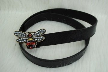 GUCCI DOUBLE GG BUCKLE İNCE KEMER %100 HAKIKI DERI