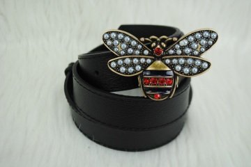GUCCI DOUBLE GG BUCKLE İNCE KEMER %100 HAKIKI DERI