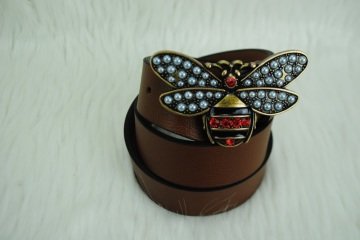 GUCCI DOUBLE GG BUCKLE İNCE KEMER %100 HAKIKI DERI