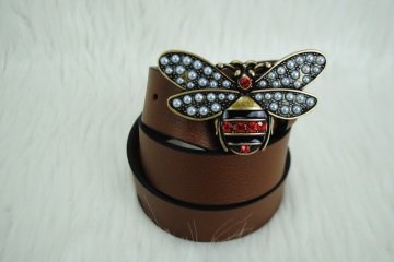GUCCI DOUBLE GG BUCKLE İNCE KEMER %100 HAKIKI DERI