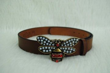 GUCCI DOUBLE GG BUCKLE İNCE KEMER %100 HAKIKI DERI