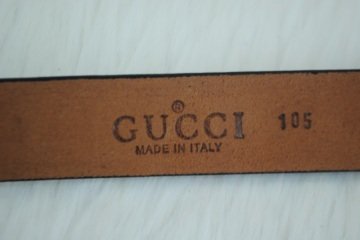 GUCCI DOUBLE GG BUCKLE İNCE KEMER %100 HAKIKI DERI