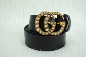 GUCCI DOUBLE GG BUCKLE KEMER %100 HAKIKI DERI
