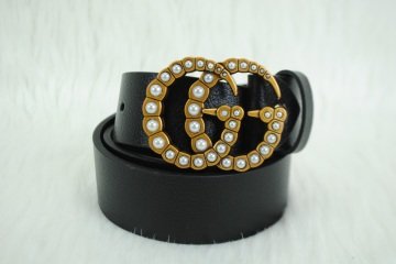 GUCCI DOUBLE GG BUCKLE KEMER %100 HAKIKI DERI