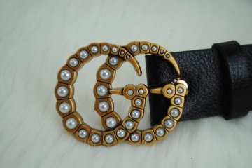 GUCCI DOUBLE GG BUCKLE KEMER %100 HAKIKI DERI