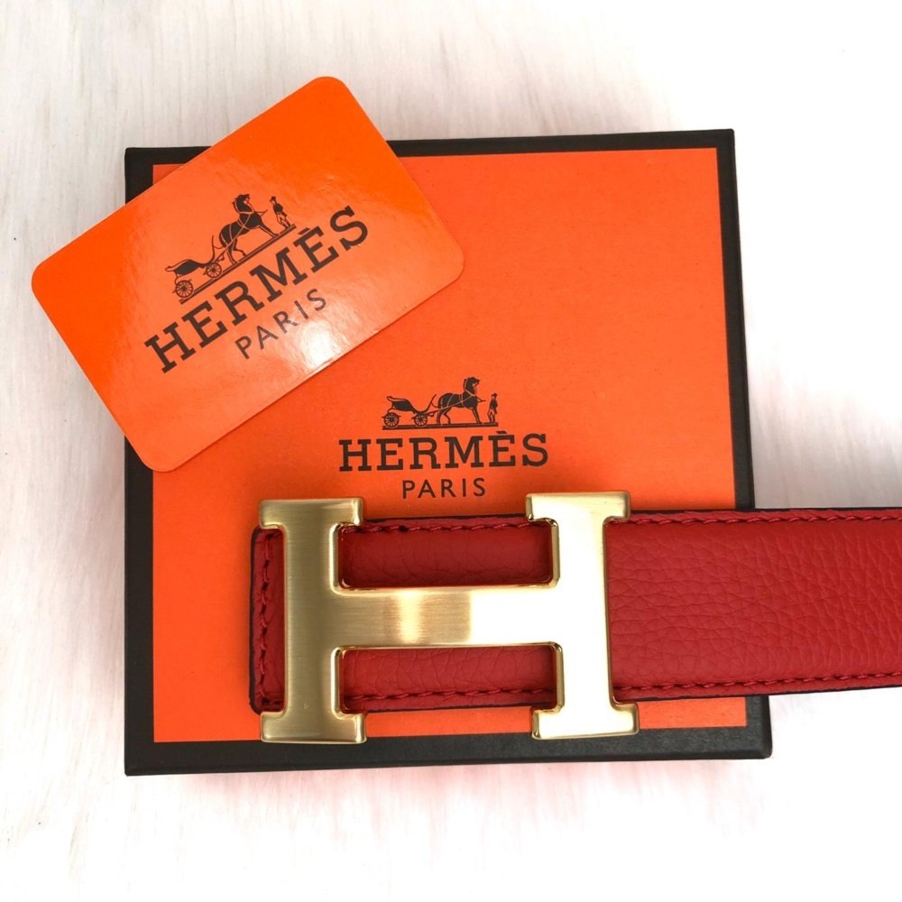 HERMES KEMER %100 HAKİKİ DERİ KIRMIZI