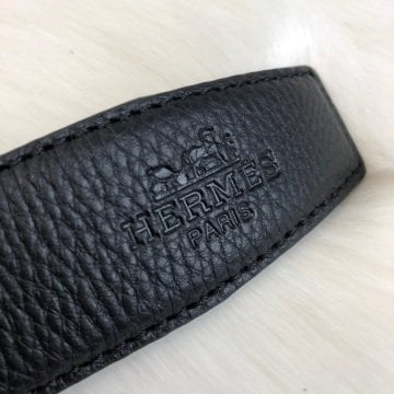 HERMES KEMER %100 HAKİKİ DERİ SİYAH