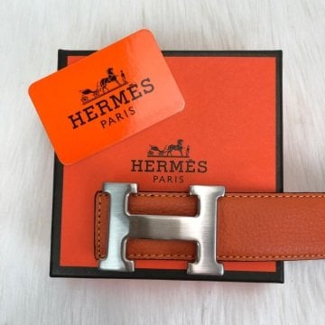 HERMES KEMER %100 HAKİKİ DERİ TURUNCU