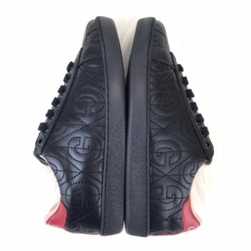 GUCCİ G RHOMBUS QUİLTED SNEAKER %HAKİKİ DERİ SİYAH